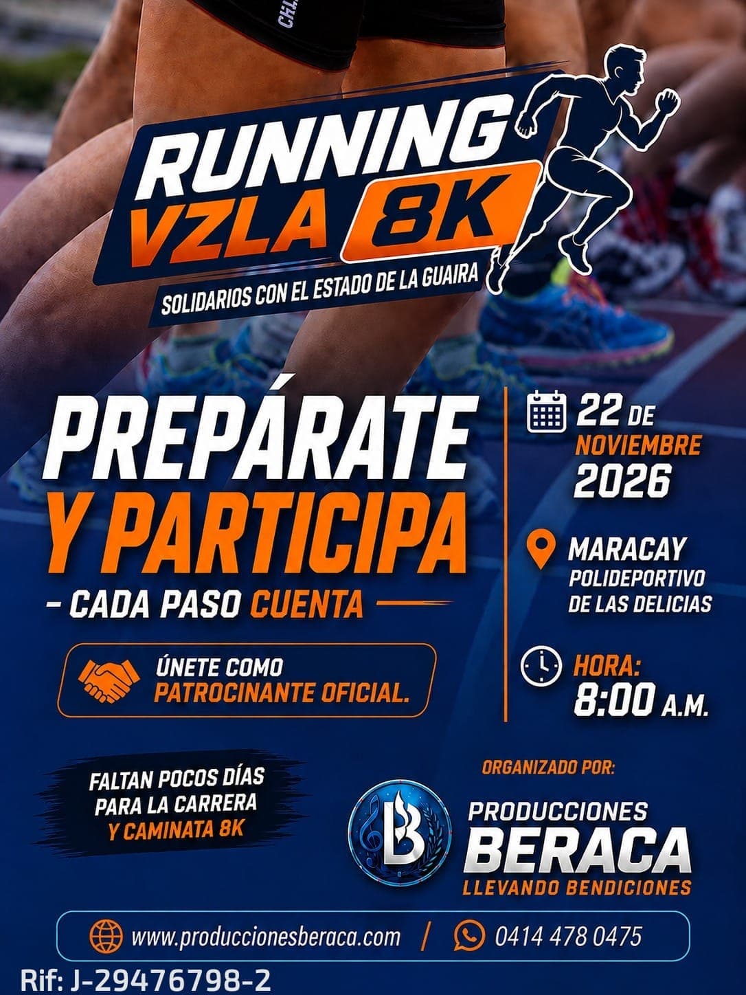 Running VZLA 8K - Solidarios con La Guaira